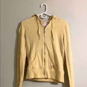 Victoria’s Secret Yellow Full Zip Hoodie